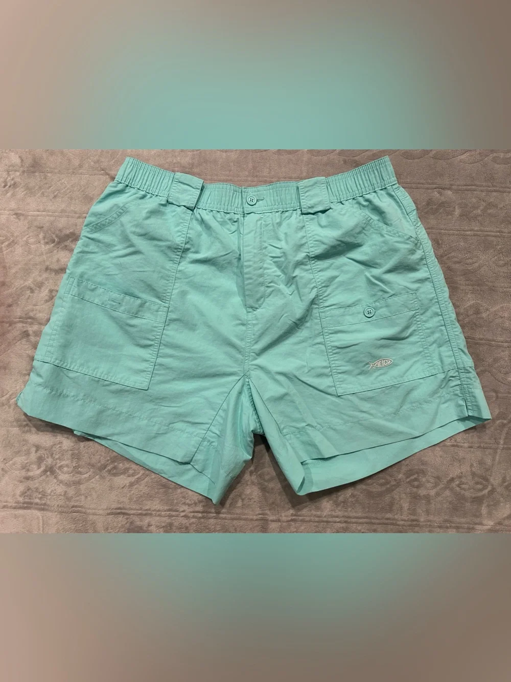AFTCO Men's Aqua Cargo Fishing Shorts 38